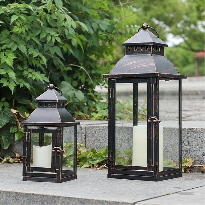 bronze lantern set