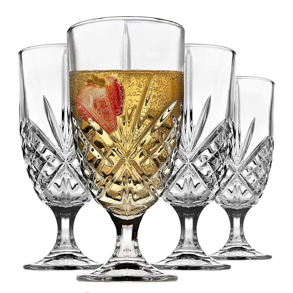 How to set a Beautiful Easter Table godinger water goblets